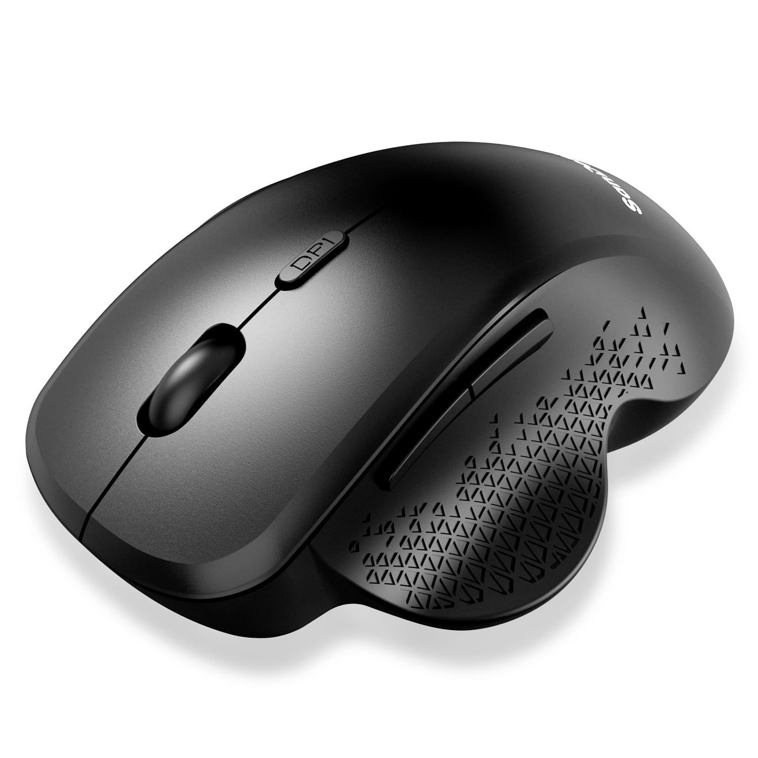 【在庫セール】エルゴノミクス 【戻る/進むボタン】 小型 簡単接続 握りやすい DPI切替 省エネ 充電式 節電 USB 5ボタン 光学式 持ち運び便利 静音 Windows macbook 無線 iPad Chrome ワイヤレス mac OS 