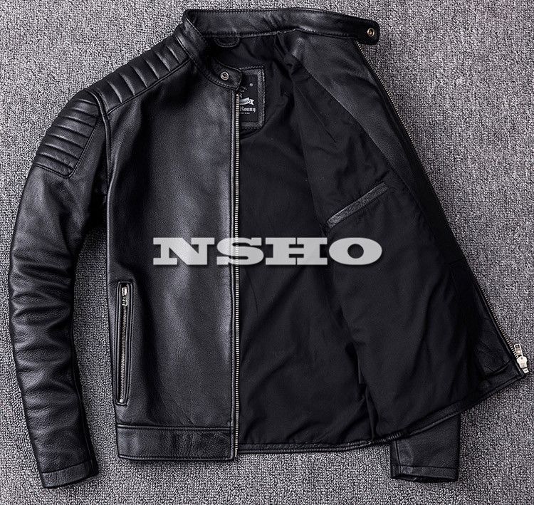 上質 革ジャン カウハイド メンズ 50's パテッド ミニマムスタイル