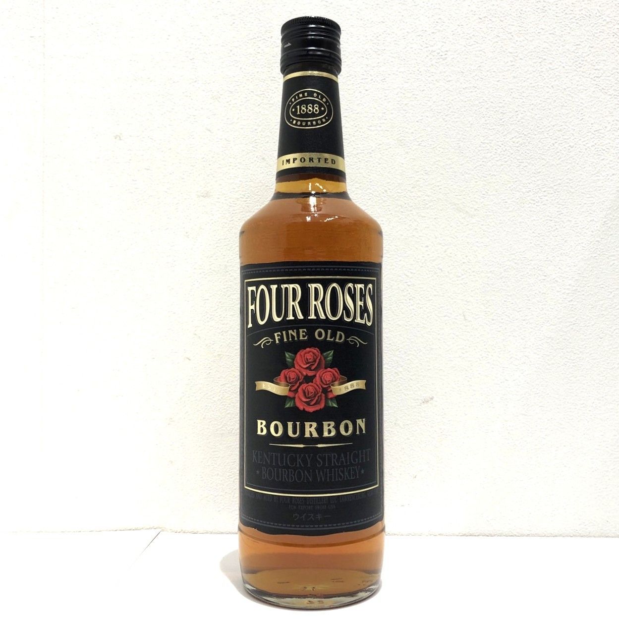 フォアローゼズ ブラックラベル 旧ボトル 700ml 40％ 古酒 - メルカリ