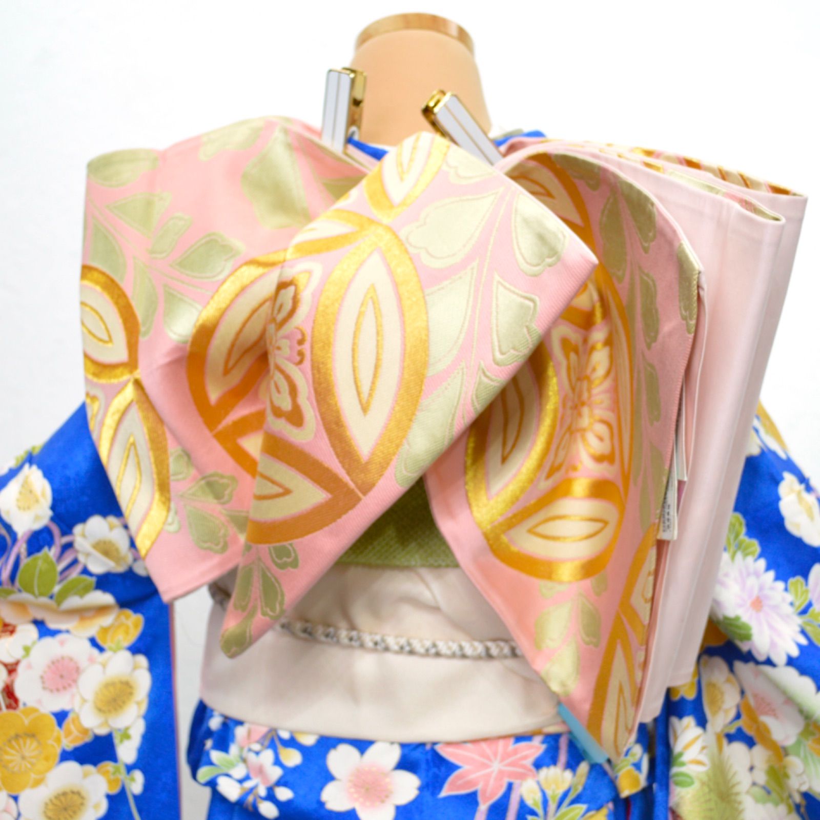 美品》正絹 振袖フルセット S〜Mサイズ 成人式 振袖セット パール 