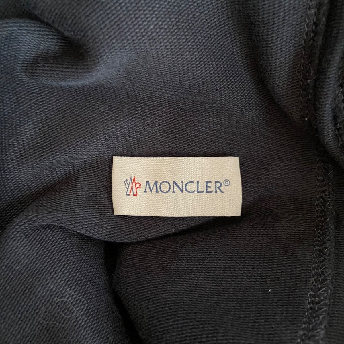 MONCLER(モンクレール) パンツ サイズXS メンズ PANTALONE ダークネイビー×白 フルレングス/ウエストゴム