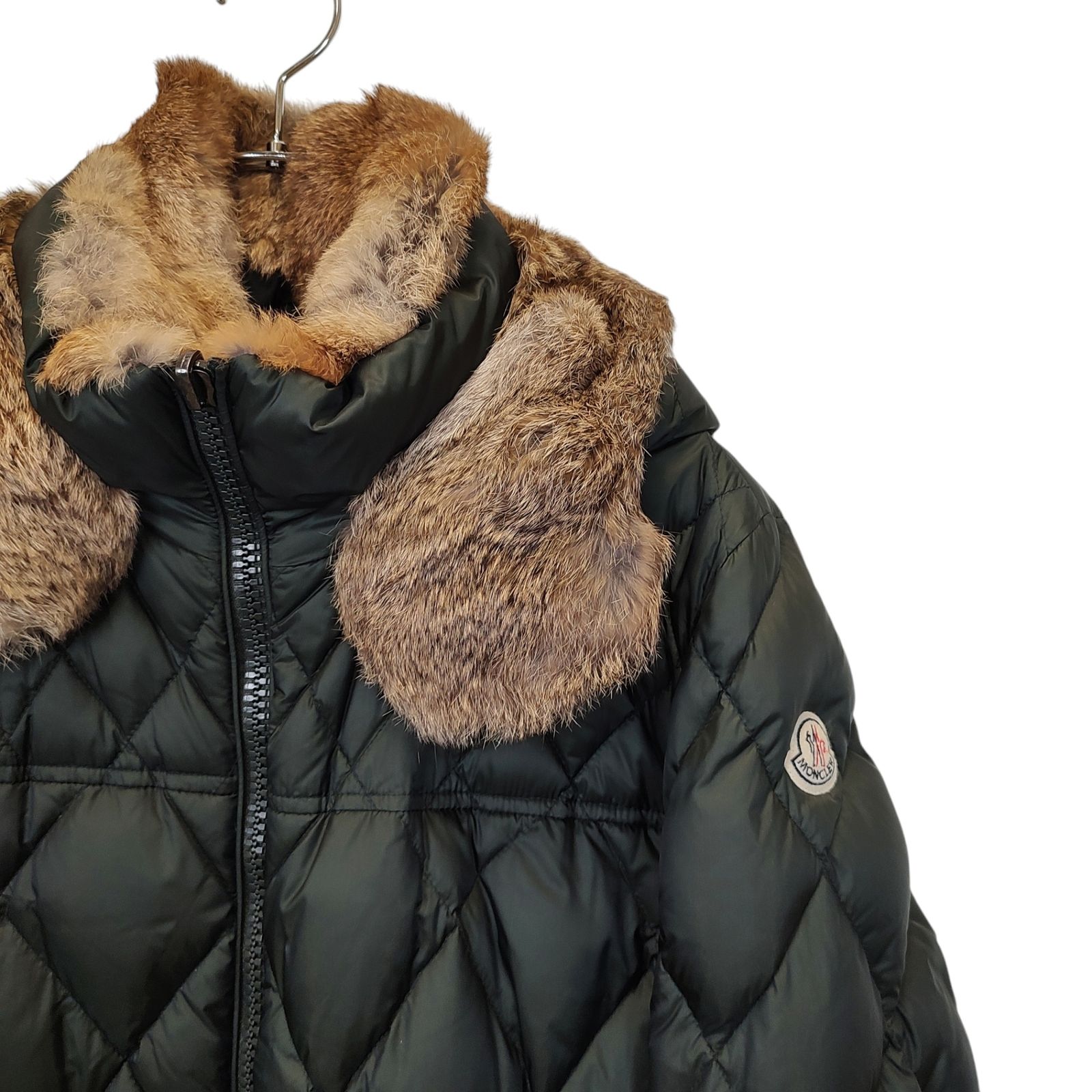 MONCLER モンクレール BASTOGNE バストーニュ ラビット ファー ダウン 