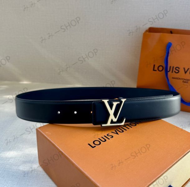 LOUIS VUITTON ルイヴィトン メンズ ファッションアイテム ロゴ ベルト レザー