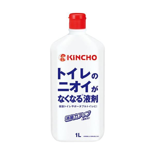 （まとめ） 大日本除蟲菊KINCHO トイレのニオイがなくなる液剤 1L 1本 【×3セット】