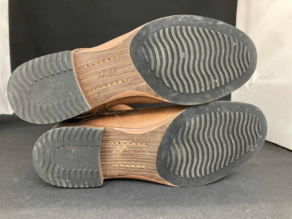 UGG アグエンジニアブーツ　ロングスエード×レザーブラウン　ムートン25cm UGG アグエンジニアブーツ ロングスエード×レザーブラウン ムートン