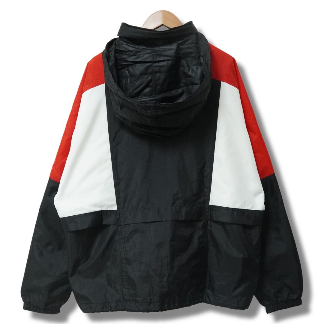 ナイキ ナイロンジャケット XL相当 NIKE ブラック 80s 復刻 ナイキ ナイロンジャケット XL相当 NIKE ブラック 80s 復刻