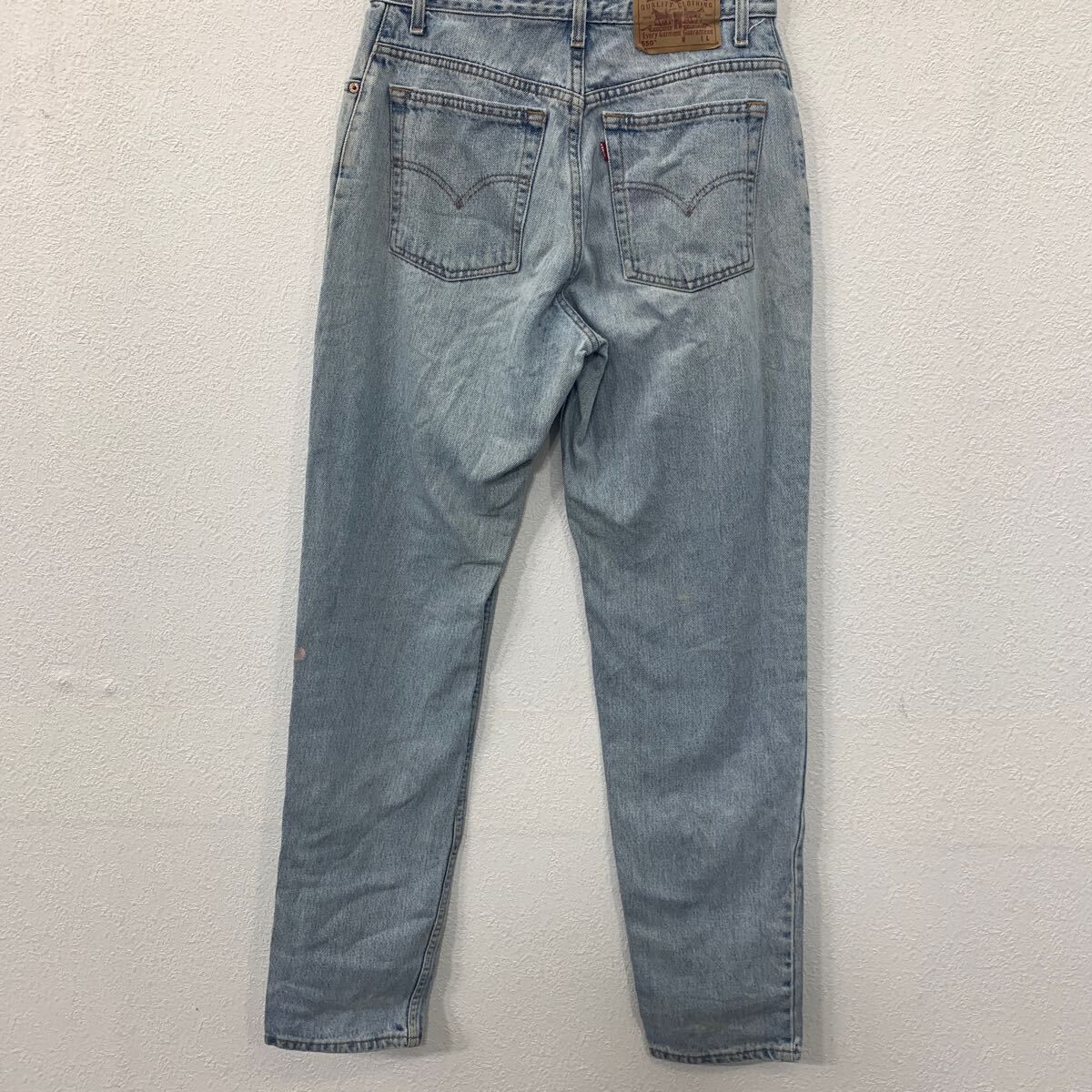 Levi's 550 レディース ライトブルー リーバイス ジップアップ メキシコ製 コットン100% ジーンズ 2509-710