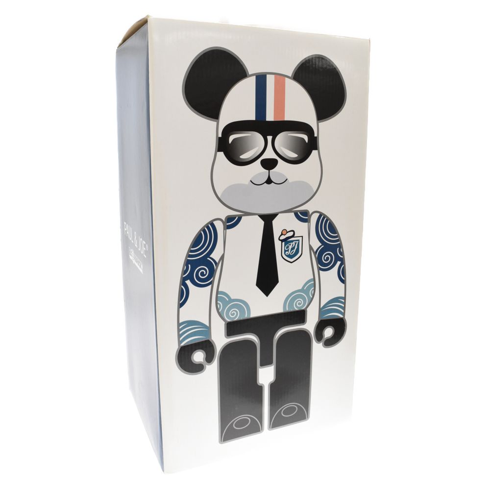 MEDICOM TOY (メディコムトイ) BE@RBRICK PAUL&JOE 1000% ベアブリック ポールアンドジョー 人形 フィギュア  ホワイト/ブラック - メルカリ