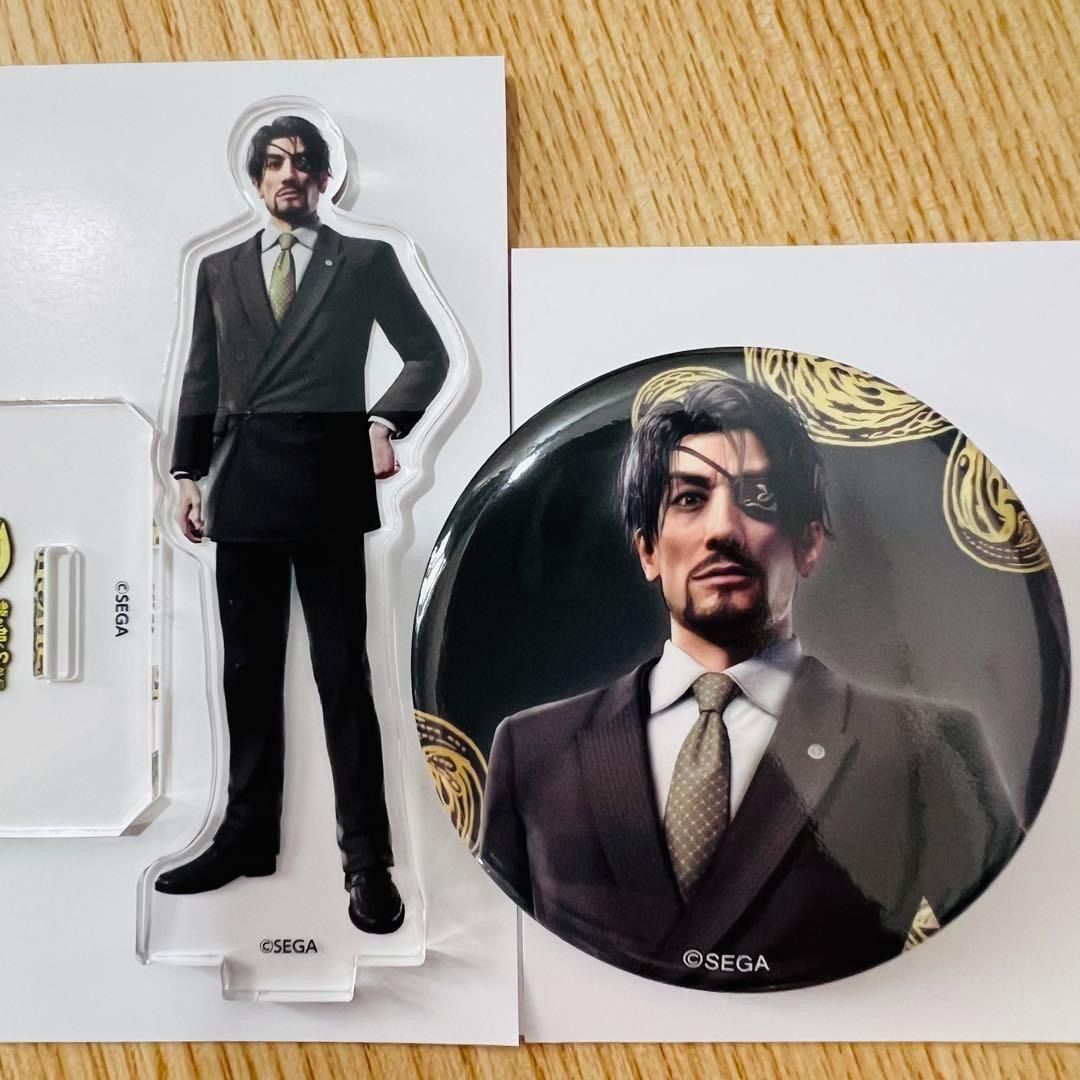 龍が如く8外伝 アクスタ＆缶バッジ コレクションB 堂島大吾 真島吾朗