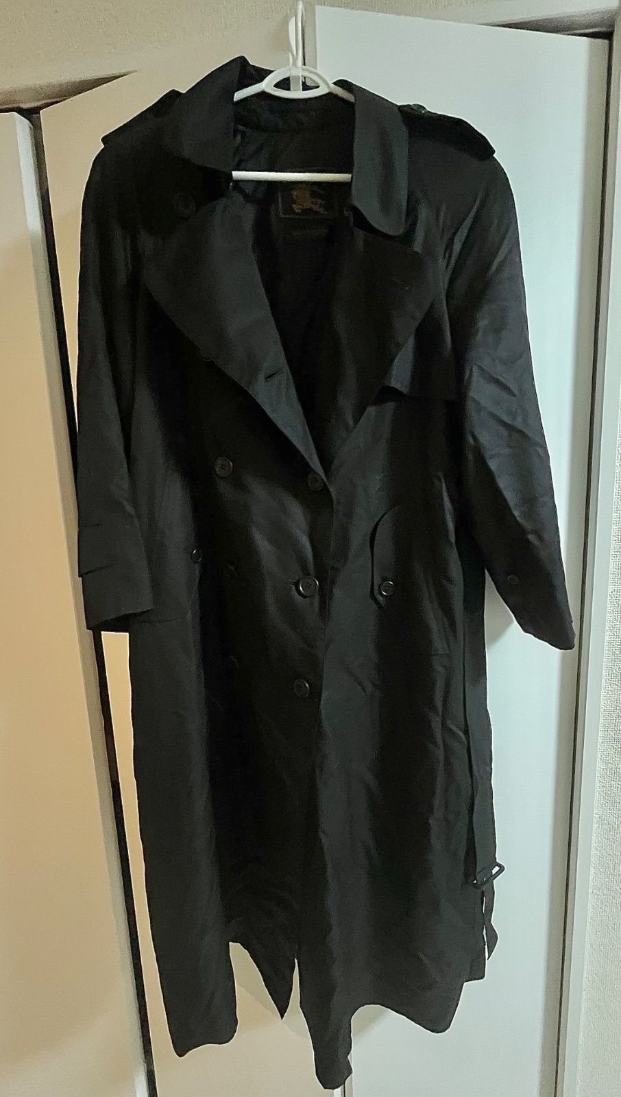 2001 BURBERRY トレンチコート ブラック 春夏アウター バーバリー