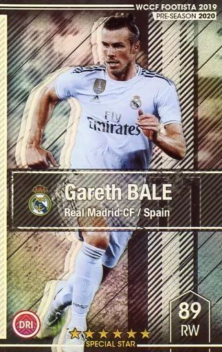 中古】WCCF F19-7 34-R[]：[コード保証無し]ギャレス・ベイル