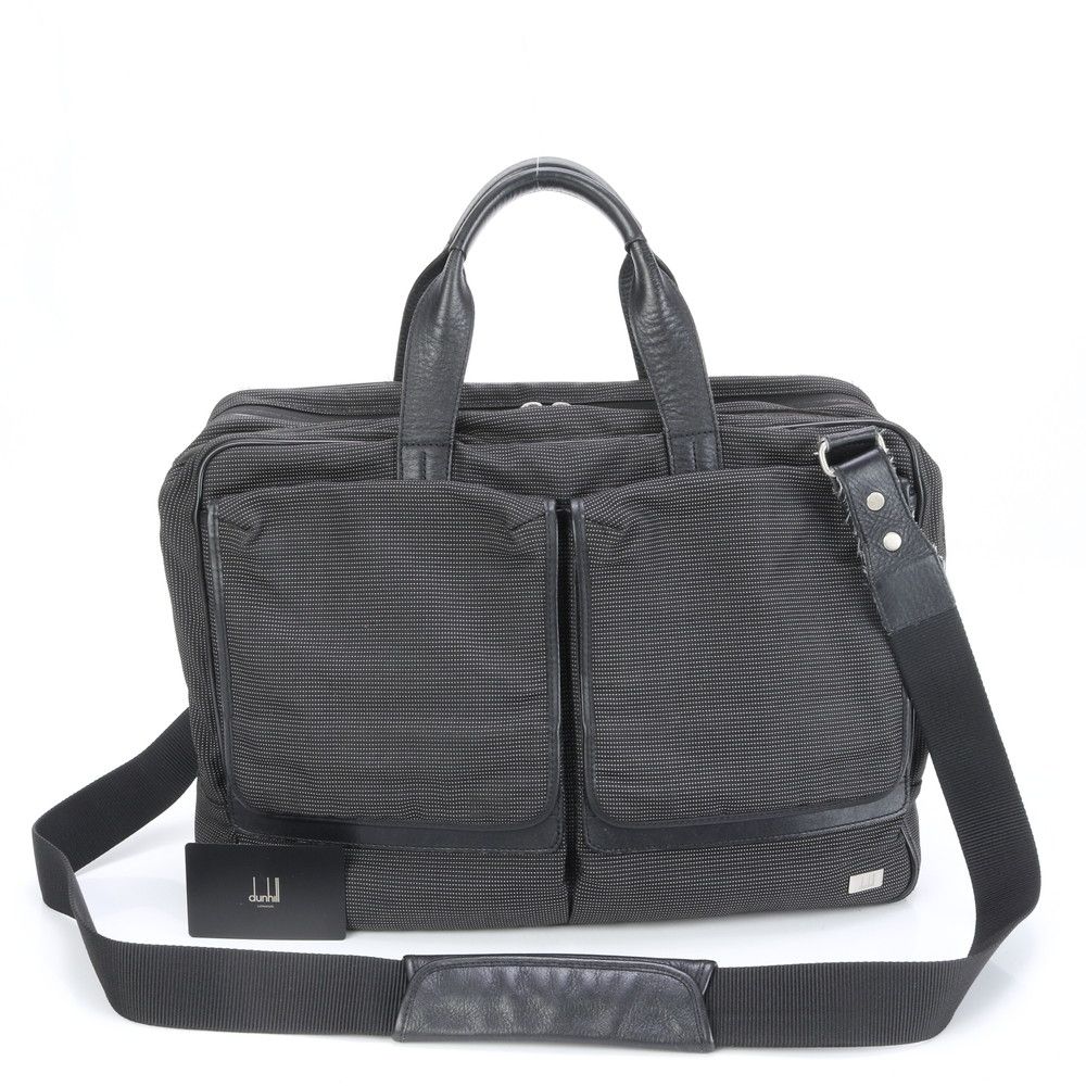 ダンヒル ギャランティカード付 レザー 2WAY ビジネス バッグ 斜め掛け