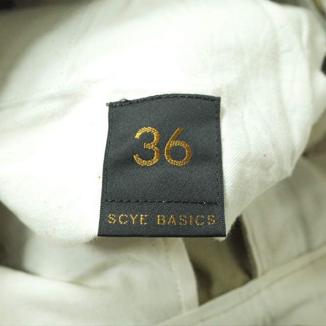 SCYE BASICS サイベーシックス 日本製 OXFORD BUGGS CHINO