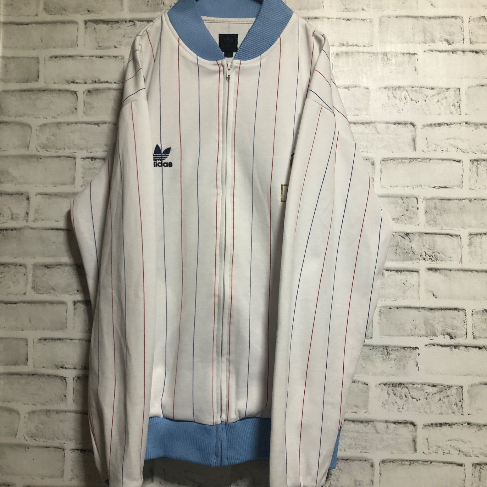 希少XL⭐️adidas トラックジャケット/ジャージ 刺繍トレファイル