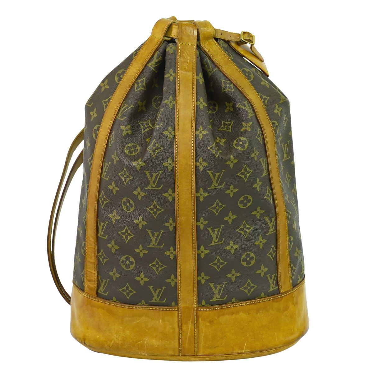 本物 ルイヴィトン LOUIS VUITTON LV ランドネ GM モノグラム ショルダーバッグ ブラウン M42244 Randonnee ビトン バッグ フォロー割