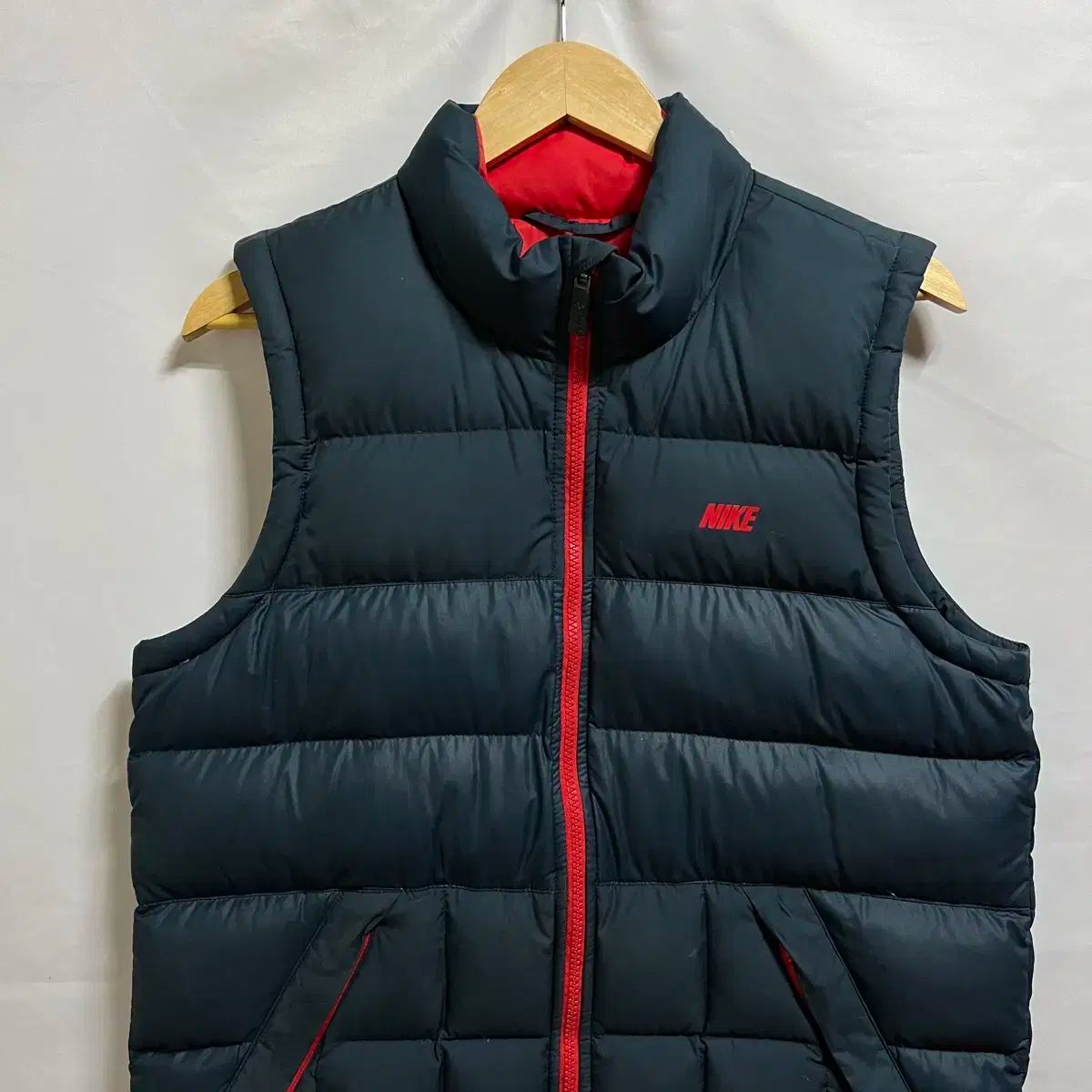 純正品/ S Nike(ナイキ） ダックダウン ネイビー ダウンジャケット ベスト/ベスト - メルカリ