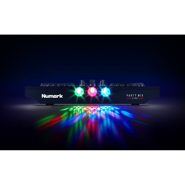 Numark PARTY MIX LIVE DJコントローラー ヘッドホンセット Numark スピーカー内蔵 DJコントローラー Party Mix Live + ヘッドホン