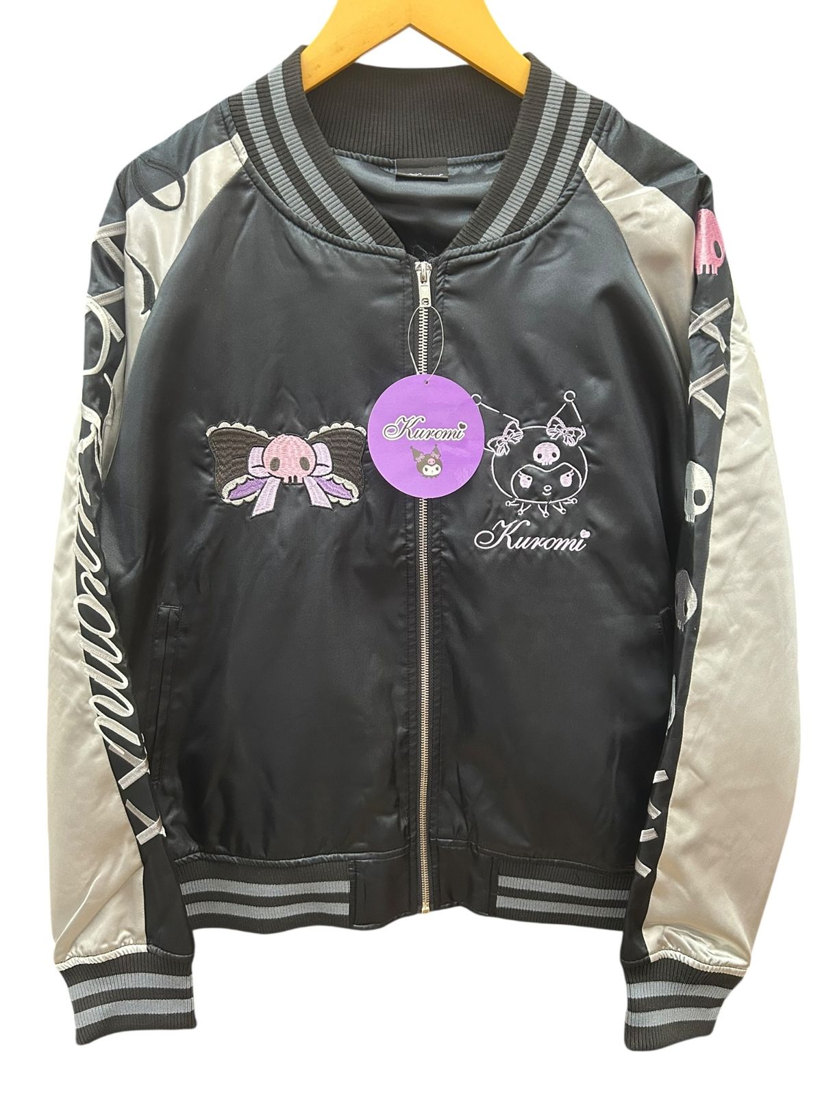 MARUSHIN 丸眞 サンリオ クロミ レースブラック スカジャン 3825013900 L レディース 027