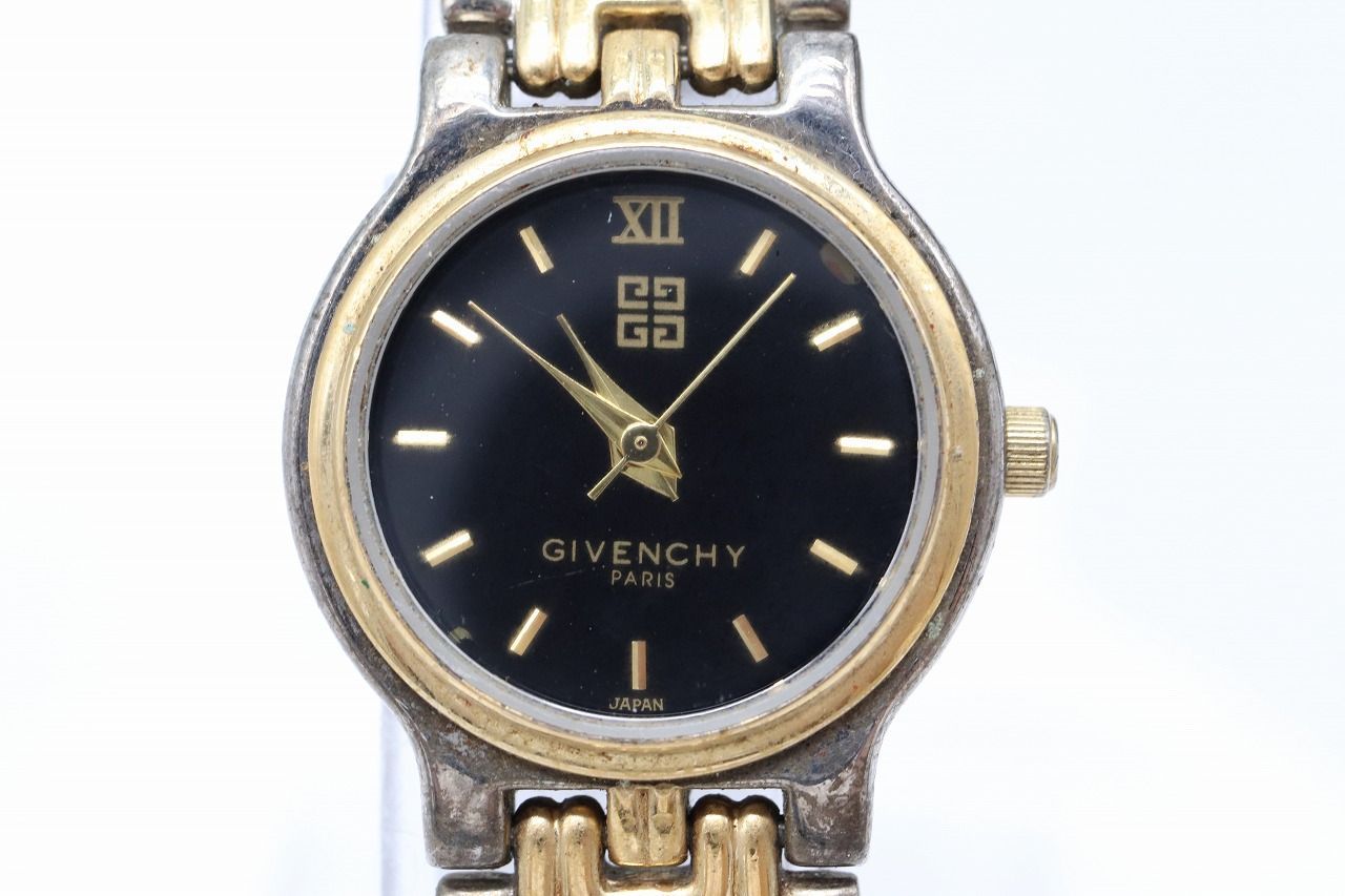 【稼働/新品電池/純正ベルト】GIVENCHY ジバンシー クォーツ 腕時計 GIVENCHY - 【稼働/新品電池/純正ベルト】GIVENCHY ジバンシー
