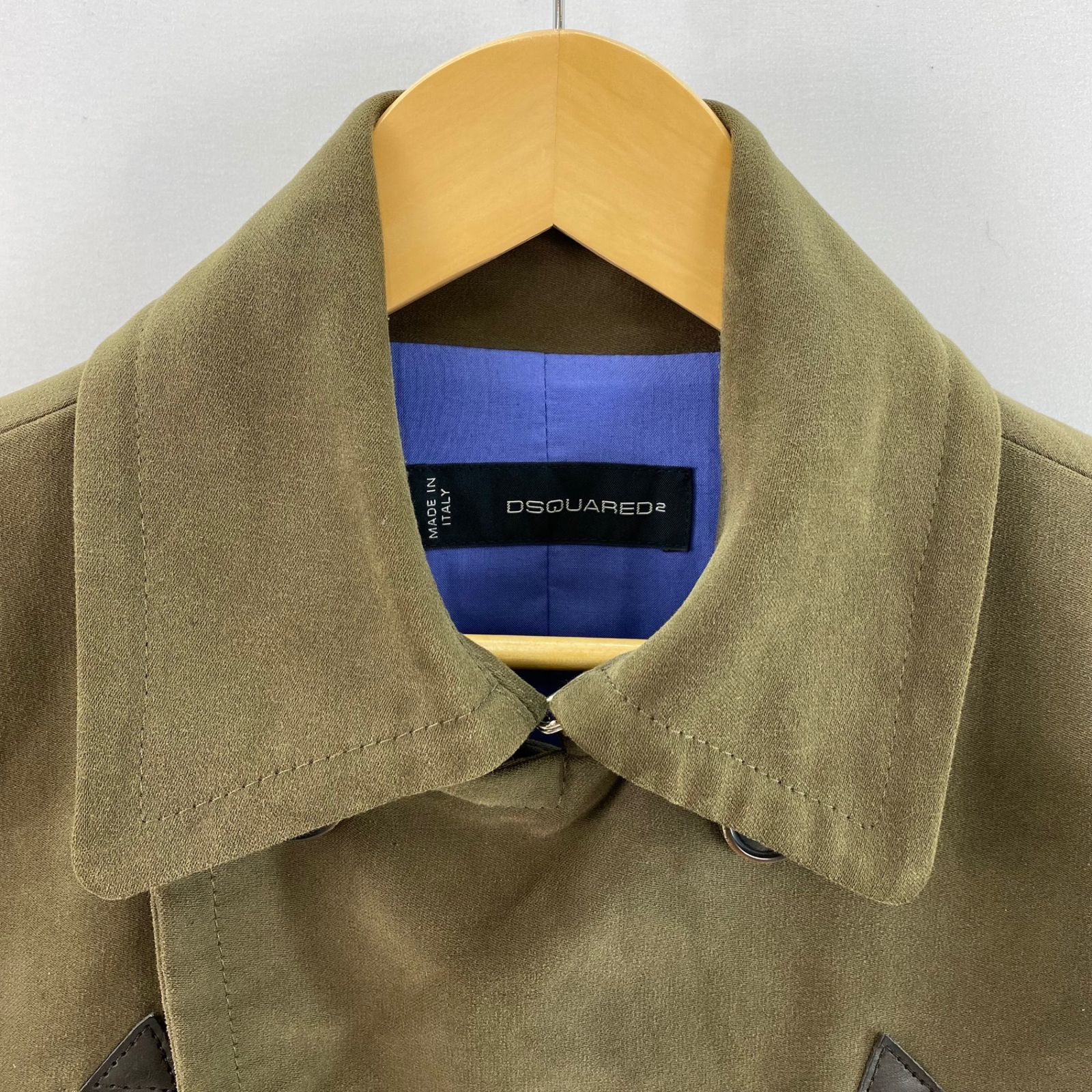 DSQUARED2ディースクエアード メンズ コート カーキ モス