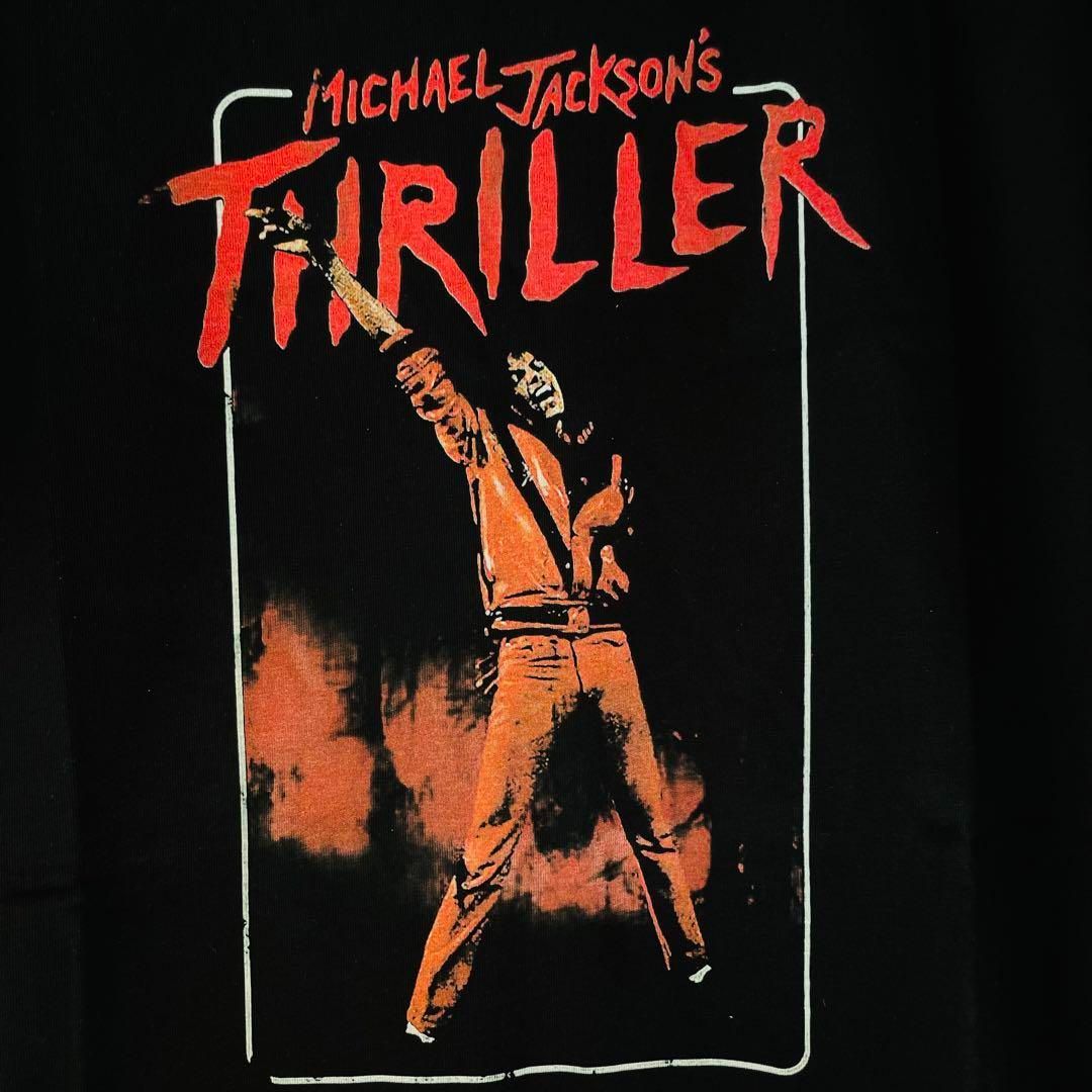 マイケルジャクソン リプリント Tシャツ 半袖 メンズ 新品 個性的 黒 ブラック thriller ゾンビ スリラー Michael Jackson  - メルカリ