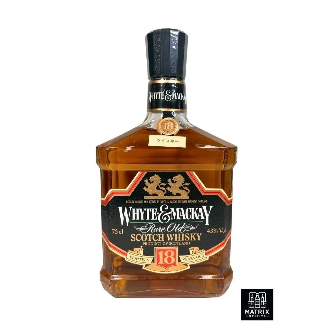 WHYTE&MCKAY  18 YEARS  スコッチウイスキー ホワイト＆マッカイ 18年 1990年代流通品 - メルカリ