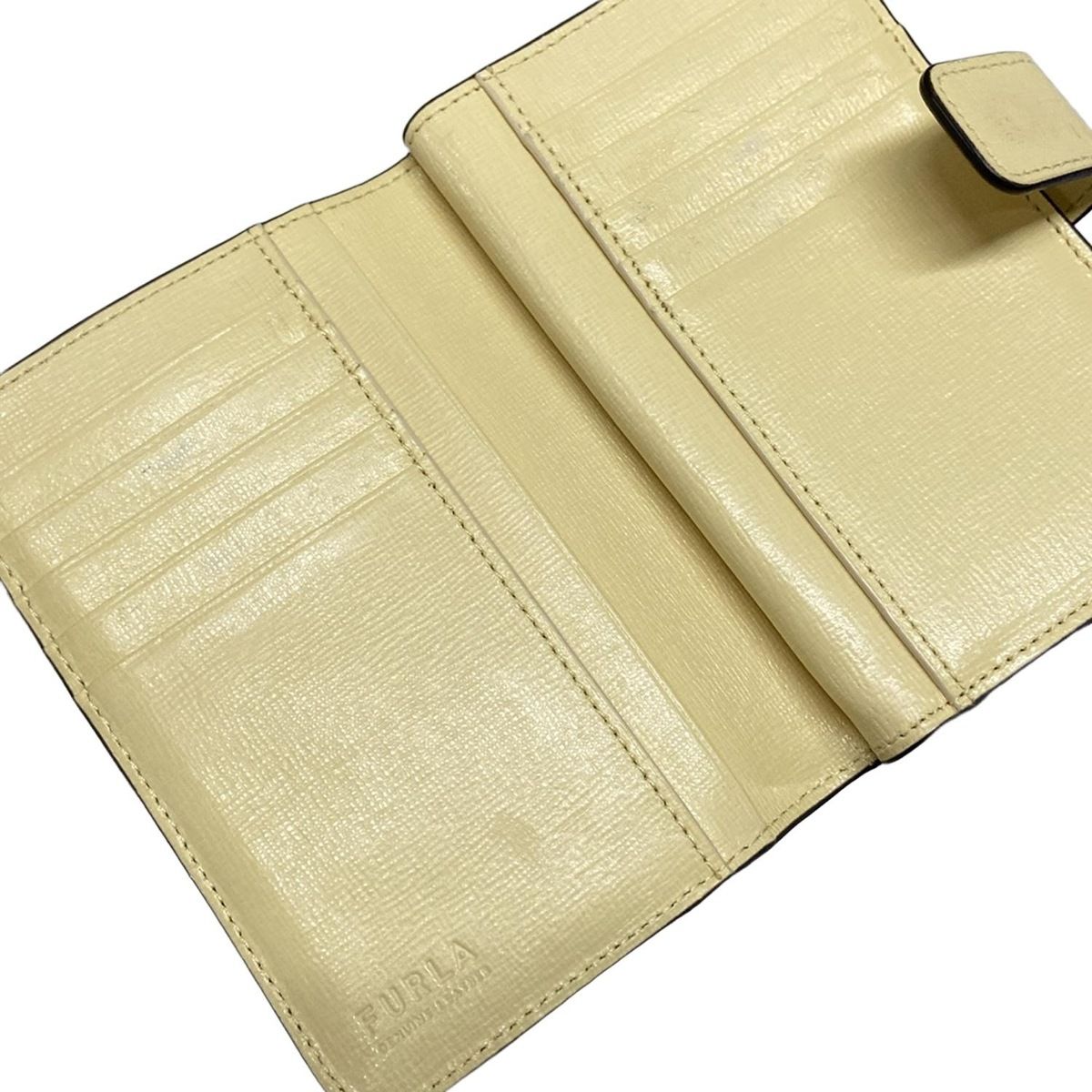 FURLA イエロー 二つ折り財布 バビロン FURLA(フルラ) 2つ折り財布 バビロン PCX9UNO B30000 ライト