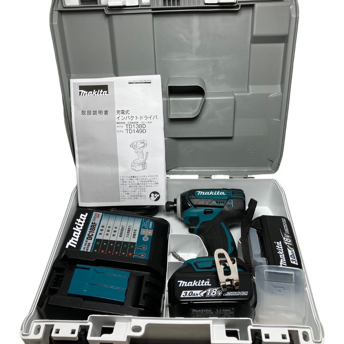 Makita インパクトドライバー DC18RF バッテリー付き ЗЗMAKITA