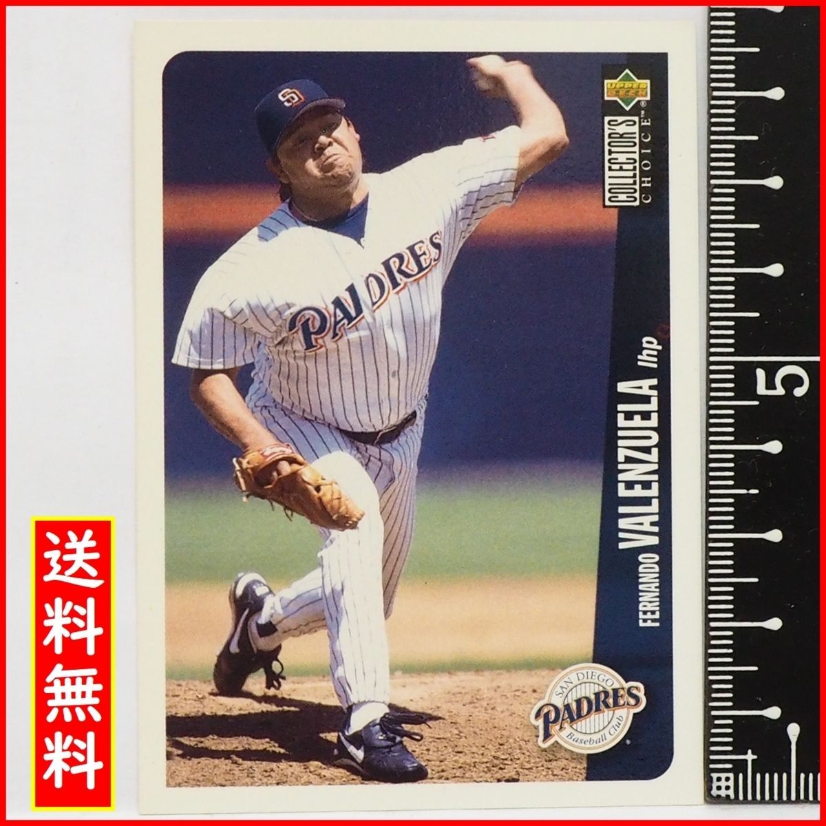 1996 Upper Deck Collector's Choice #299【Fernando  Valenzuela(Padres)】96年MLBメジャーリーグ野球カードBaseball Cardアッパーデック - Main Image