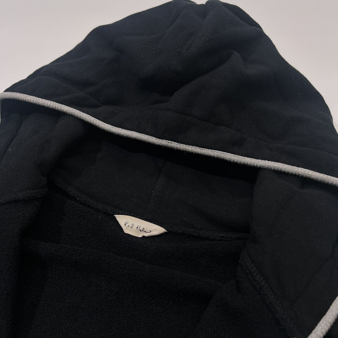 Karl Helmut スウェット ジップアップ 黒 カールヘルム Karl Helmut ピンクハウス スウェット ジップアップ ブルゾン L