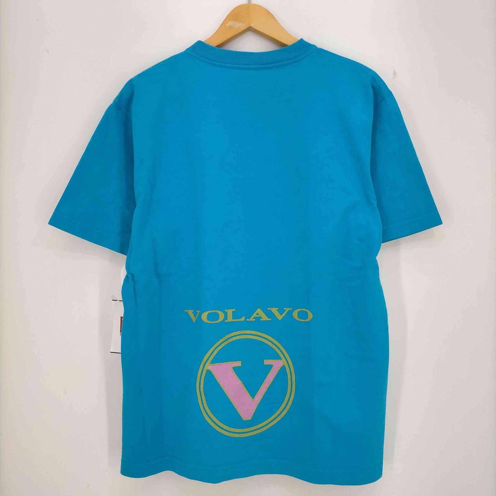 ユーズドフルギ USED古着 {{MAYO SPRUCE}} USA製 VOLAVO ポケットクルーネックTシャツ ヘビーウェイト メンズ import：L 