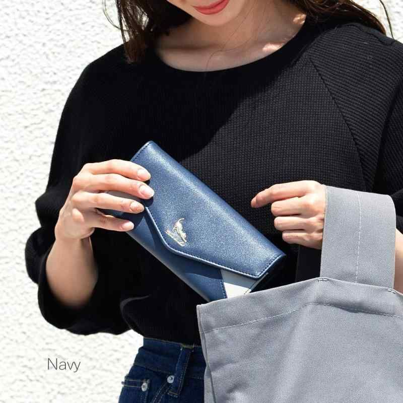 ネイビー F D-LOOP(ディーループ) 大容量 たっぷり収納 ロング