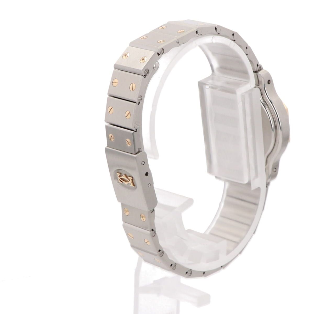 カルティエ CARTIER サントスオクタゴン SM 187903 腕時計 SS YG