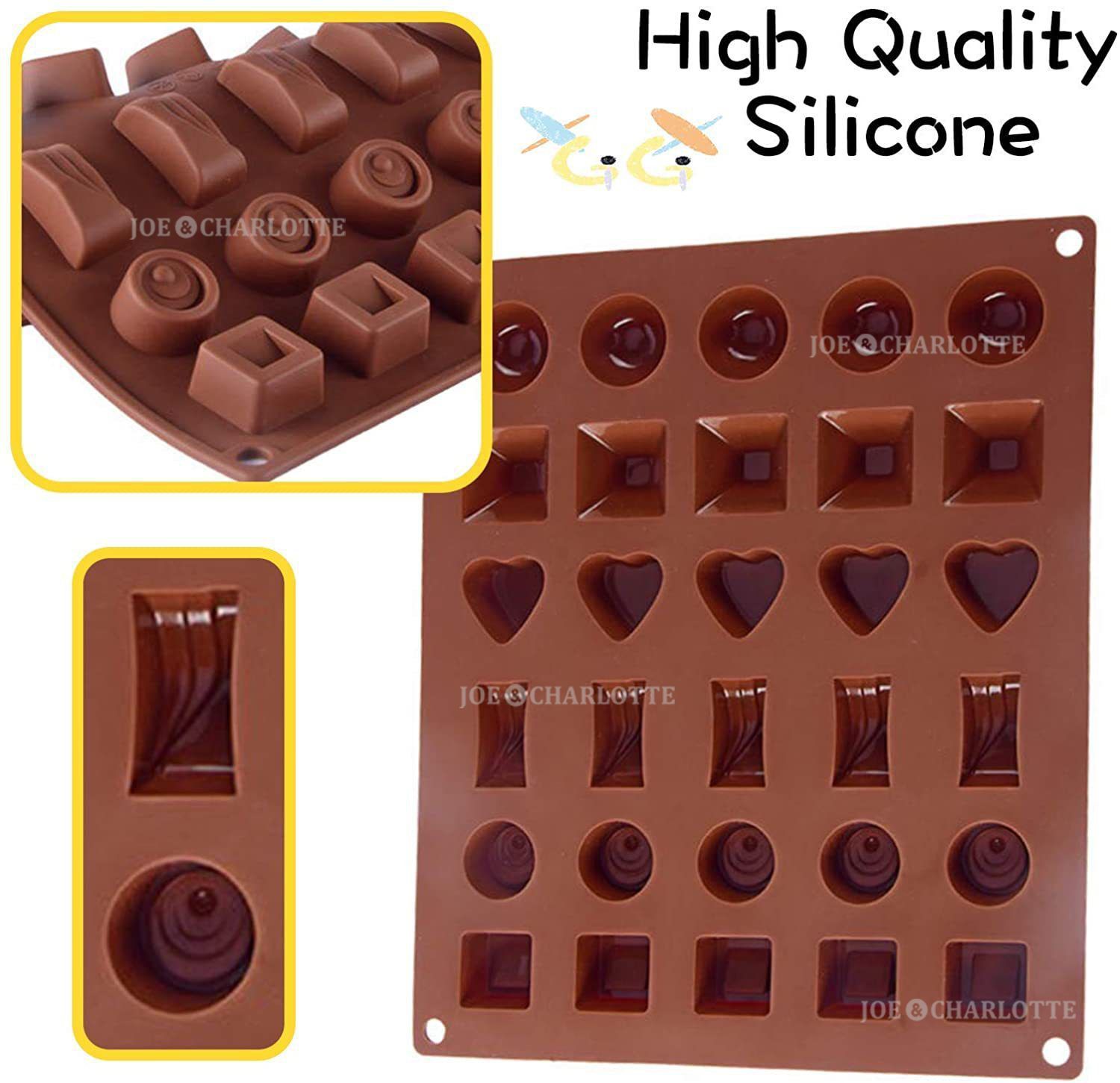 6種×5列】チョコレートモールド シリコン製 クッキー ケーキ型抜きお菓子金型 - メルカリ