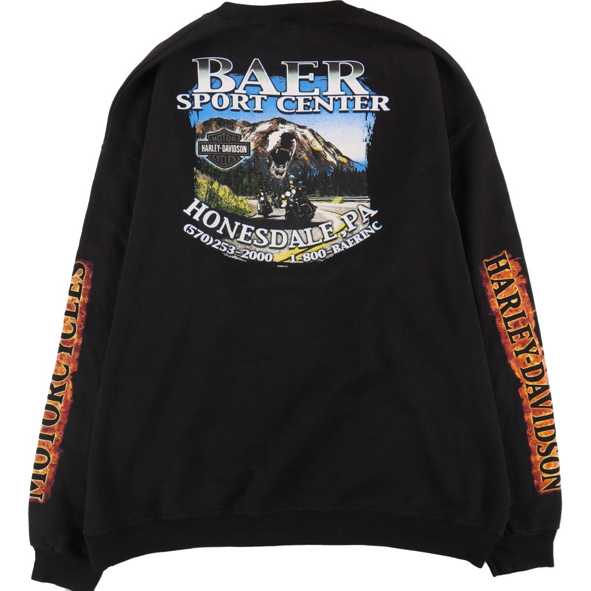 古着 00年代 ハーレーダビッドソン Harley-Davidson 鷲柄 イーグル柄  