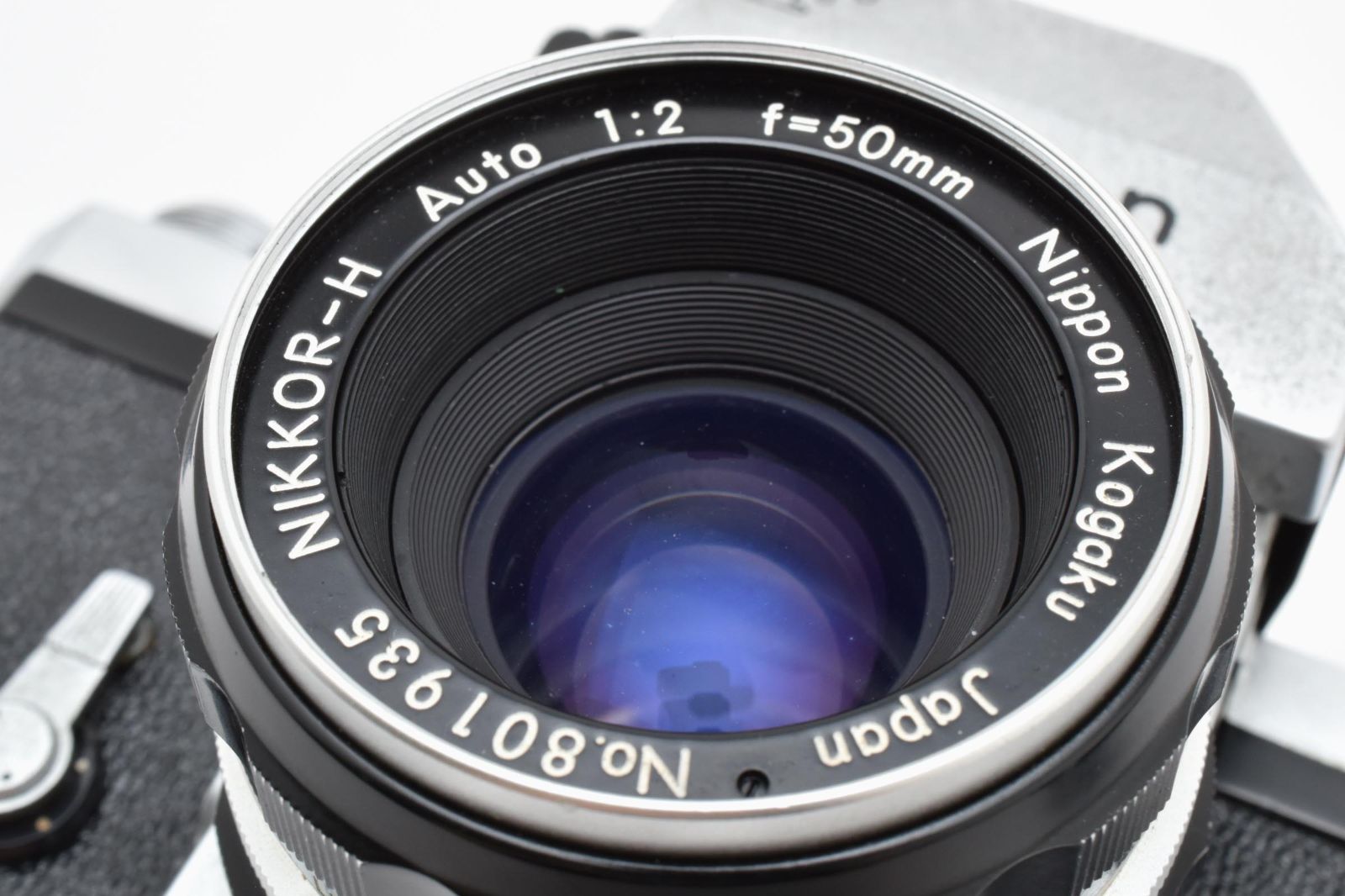 Nikon F フォトミック　50mmレンズ付き Nikon／ニコン F フォトミック FTN 中期 シルバー ボディ + Auto