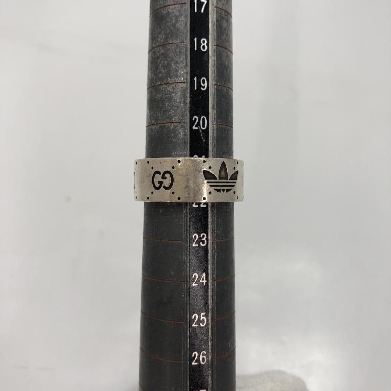 GUCCI×adidas グッチ×アディダス シルバーリング 21号 楽天市場】グッチ GUCCI リング アディダス adidas コラボ 指輪