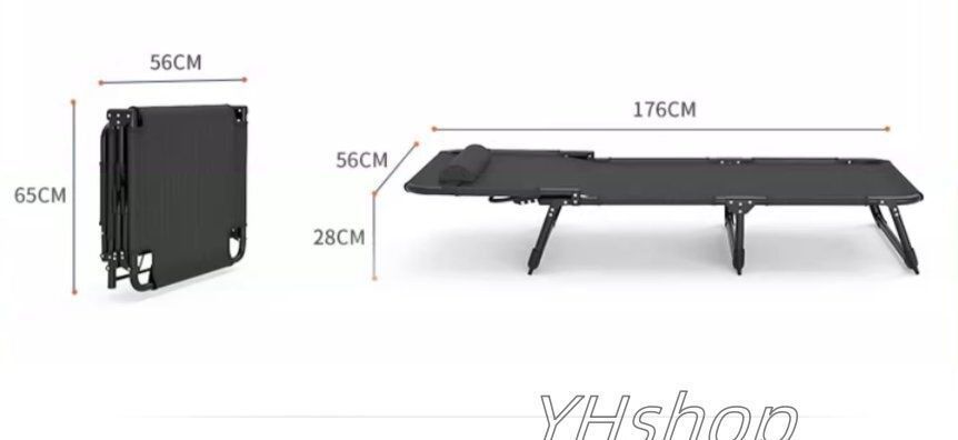 送料無料 家庭用簡易折りたたみベッド昼休み神器オフィスの大人の昼寝ベッド屋外の小さいベッド付き添いベッド