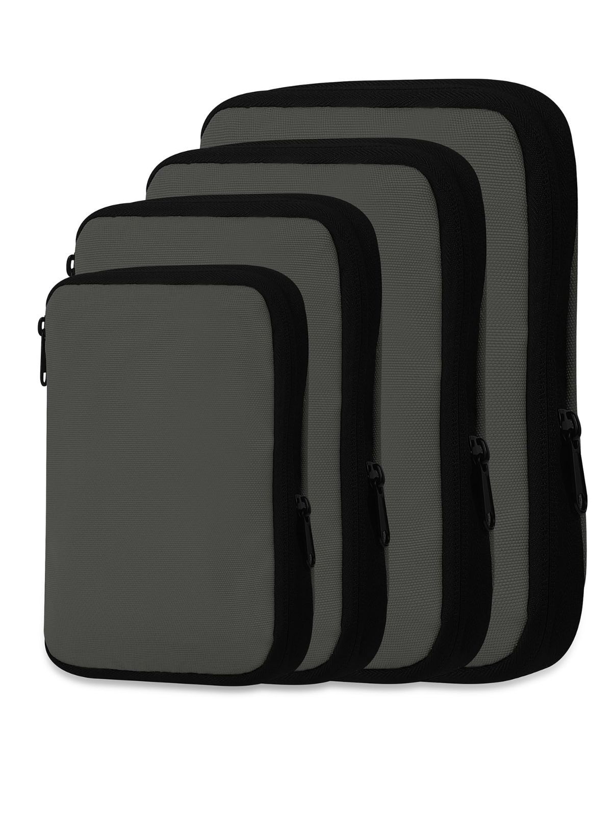 Color グレー 四点セット MURA トラベルポーチ 圧縮ポーチ 旅行用 圧縮袋 グレー 四点セット