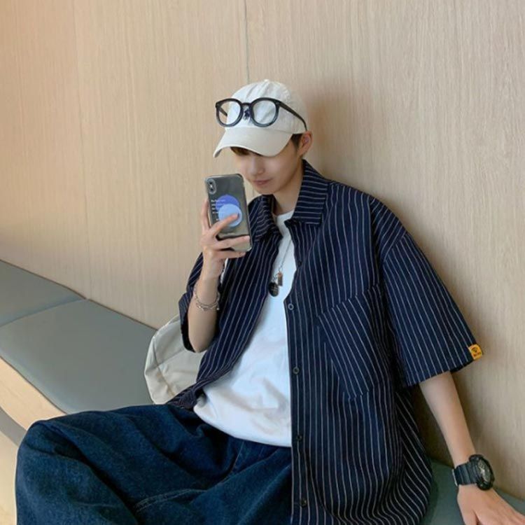 メンズ ストライプシャツ 総柄シャツ 半袖シャツ 26_000000022148.jpg?1686634762