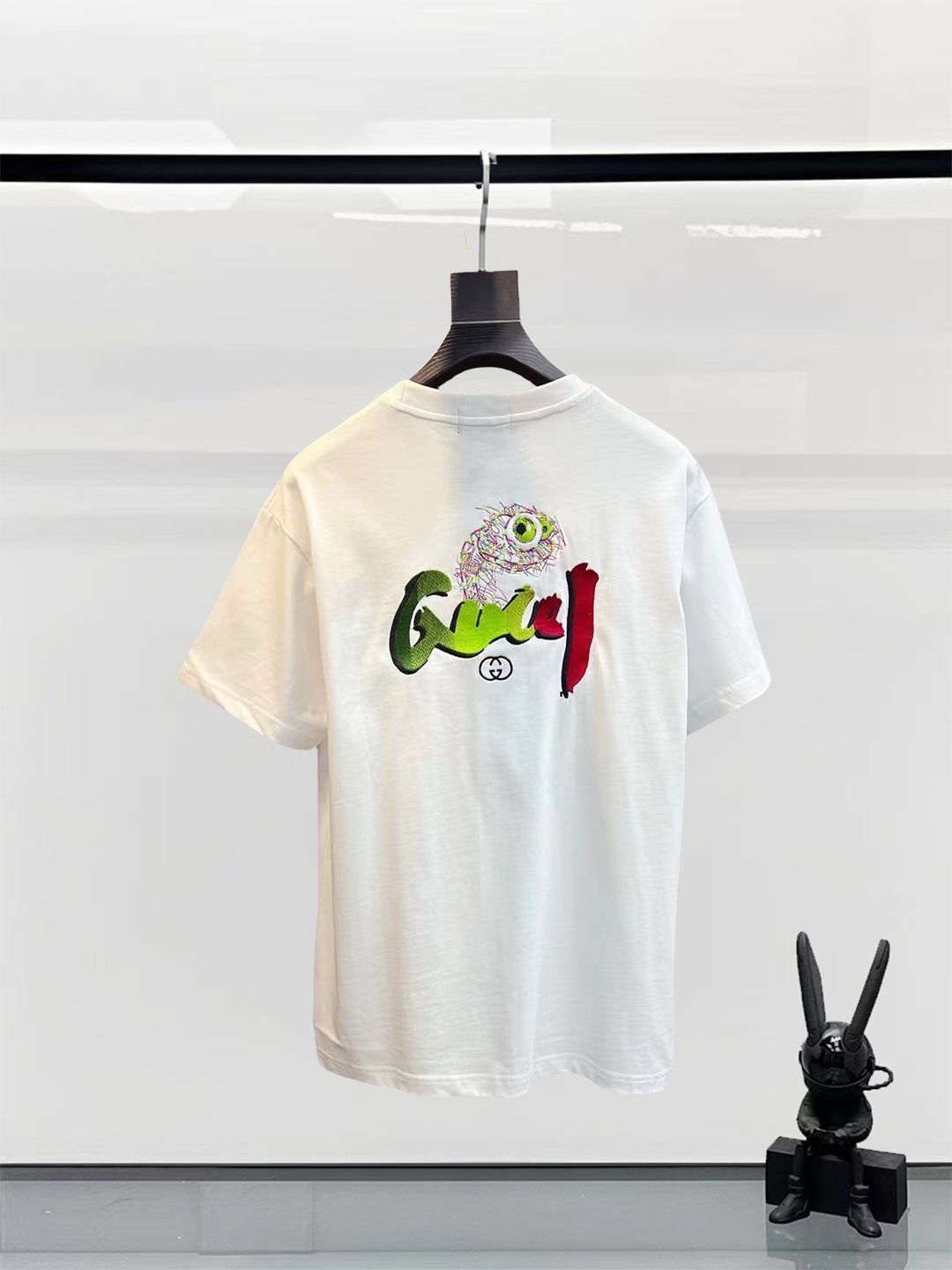 #FR2 × GUCCIGHOST 刺繍Tシャツ 白 M FR2 × GUCCIGHOST 刺繍Tシャツ 白 M