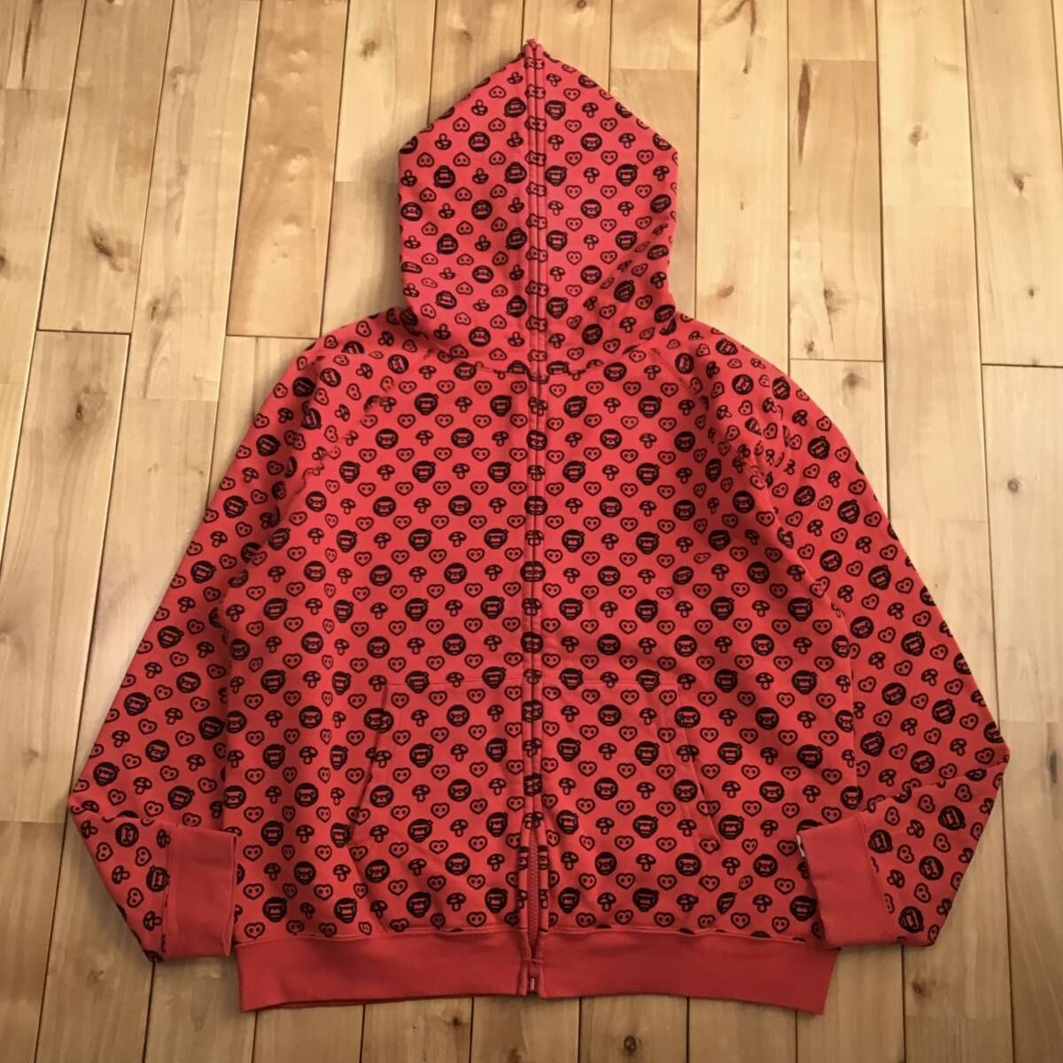 マイロ モノグラム パーカー Mサイズ a bathing ape BAPE milo 