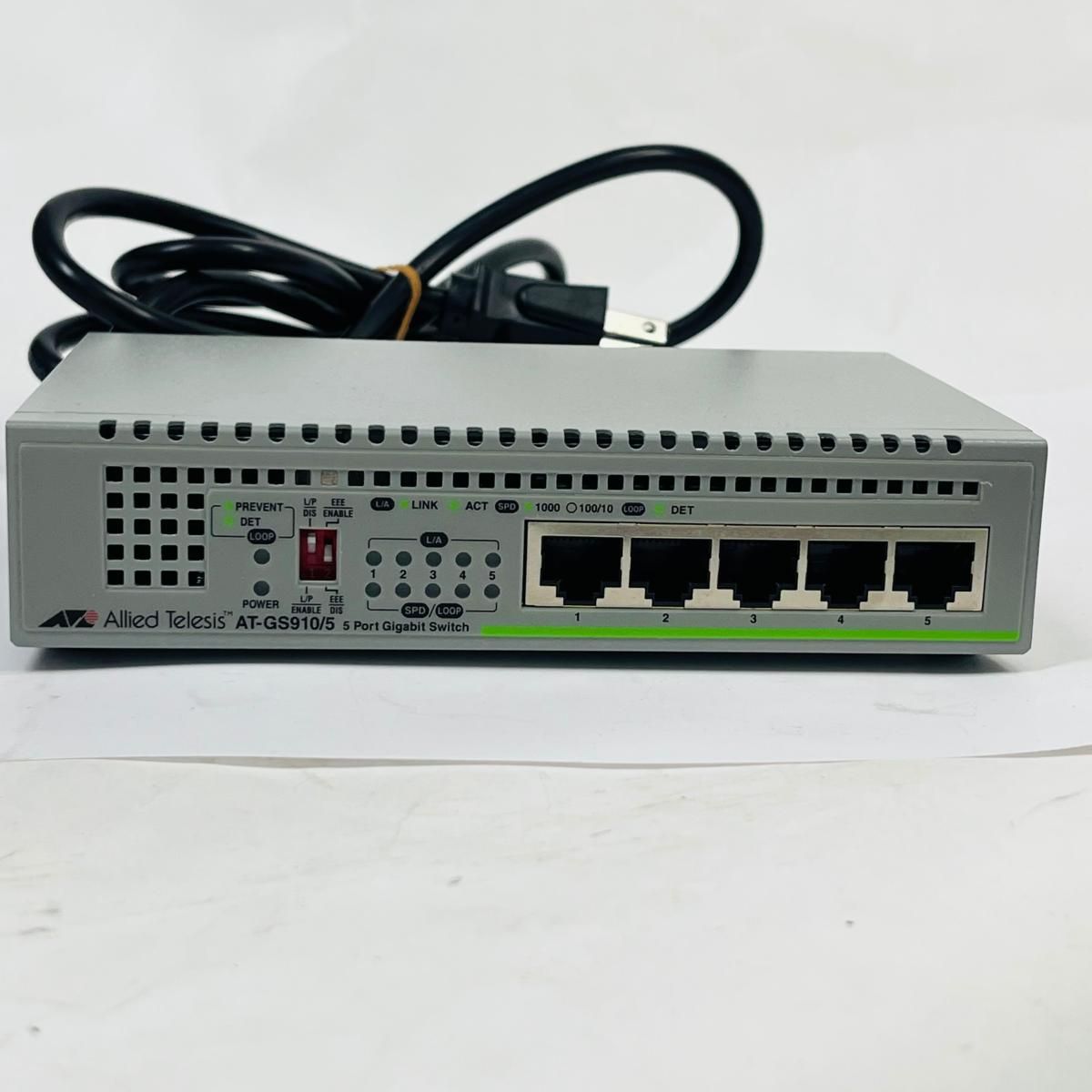 中古】アライドテレシス AT-GS910/5 2313R スイッチングハブ 1000/100 