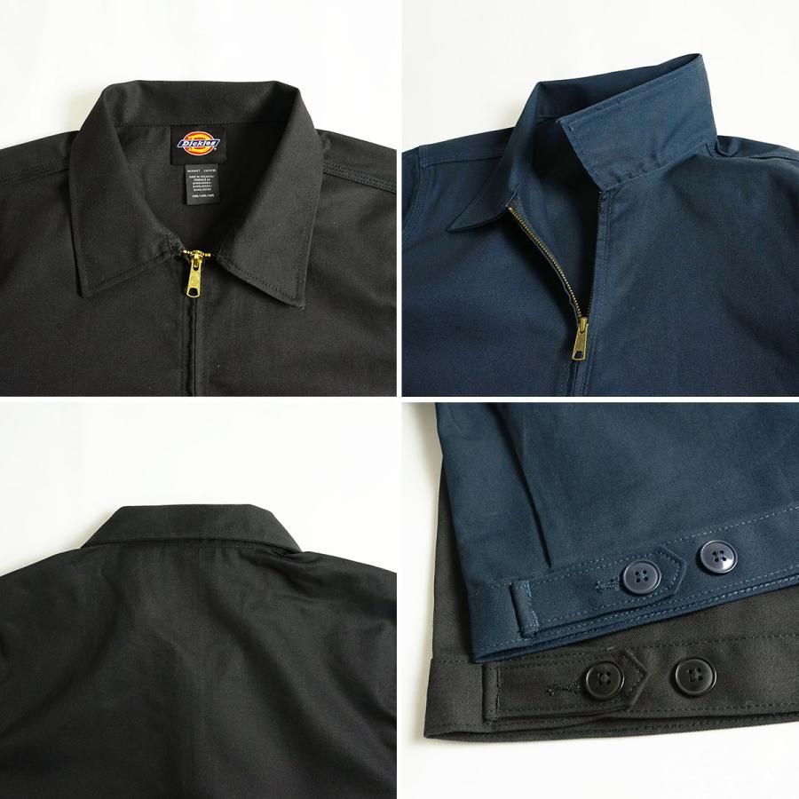 DENTON ネイビー ジャケット Dickies ディッキーズ #JT75 アンラインド アイゼンハワー