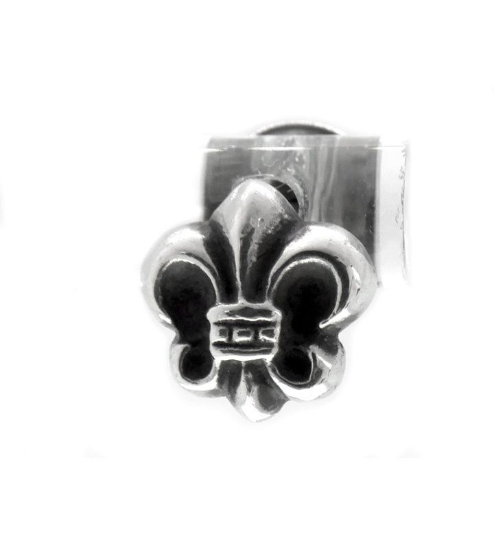 クロムハーツ CHROME HEARTS CO BS FLR BSフ スタッド シルバーピアス s4385