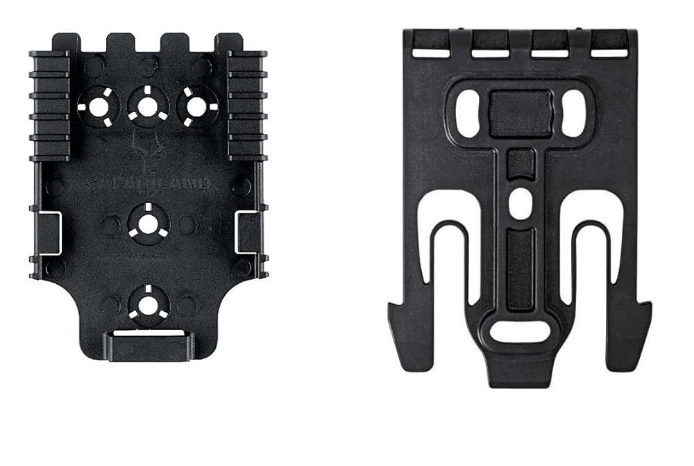 Safariland QUICK-KIT1-2 クイックロックシステム(QLS) オス1個とメス1個 クイックリリースキット ブラック