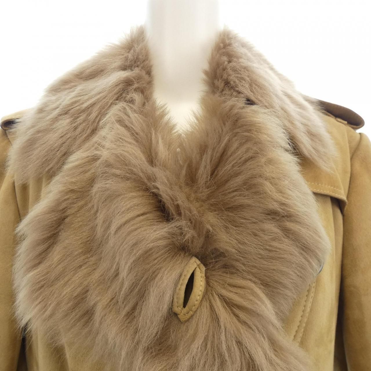 バーバリー BURBERRY ムートンコート - メルカリ