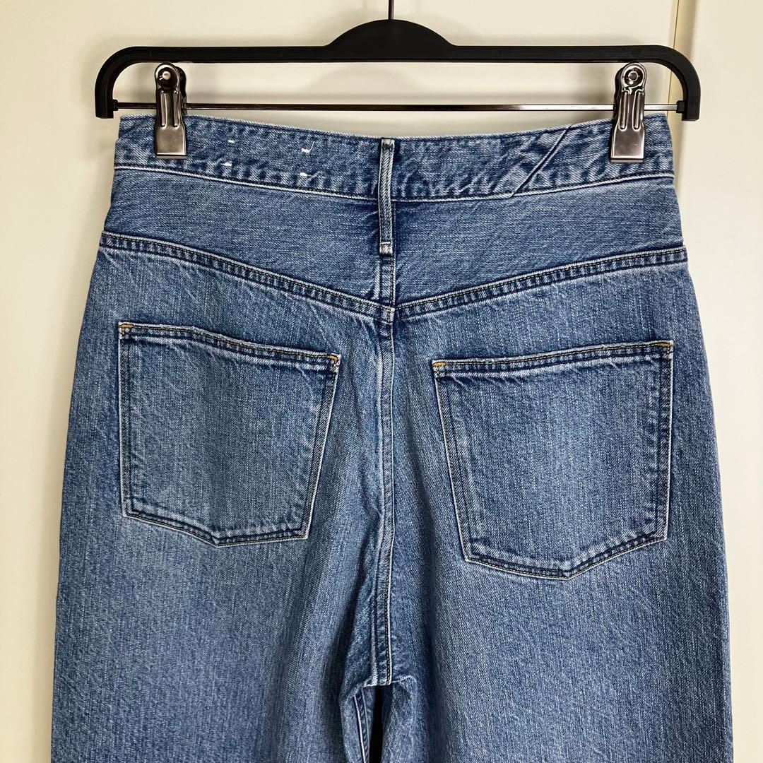 ルーズストレートデニムパンツ FLOW