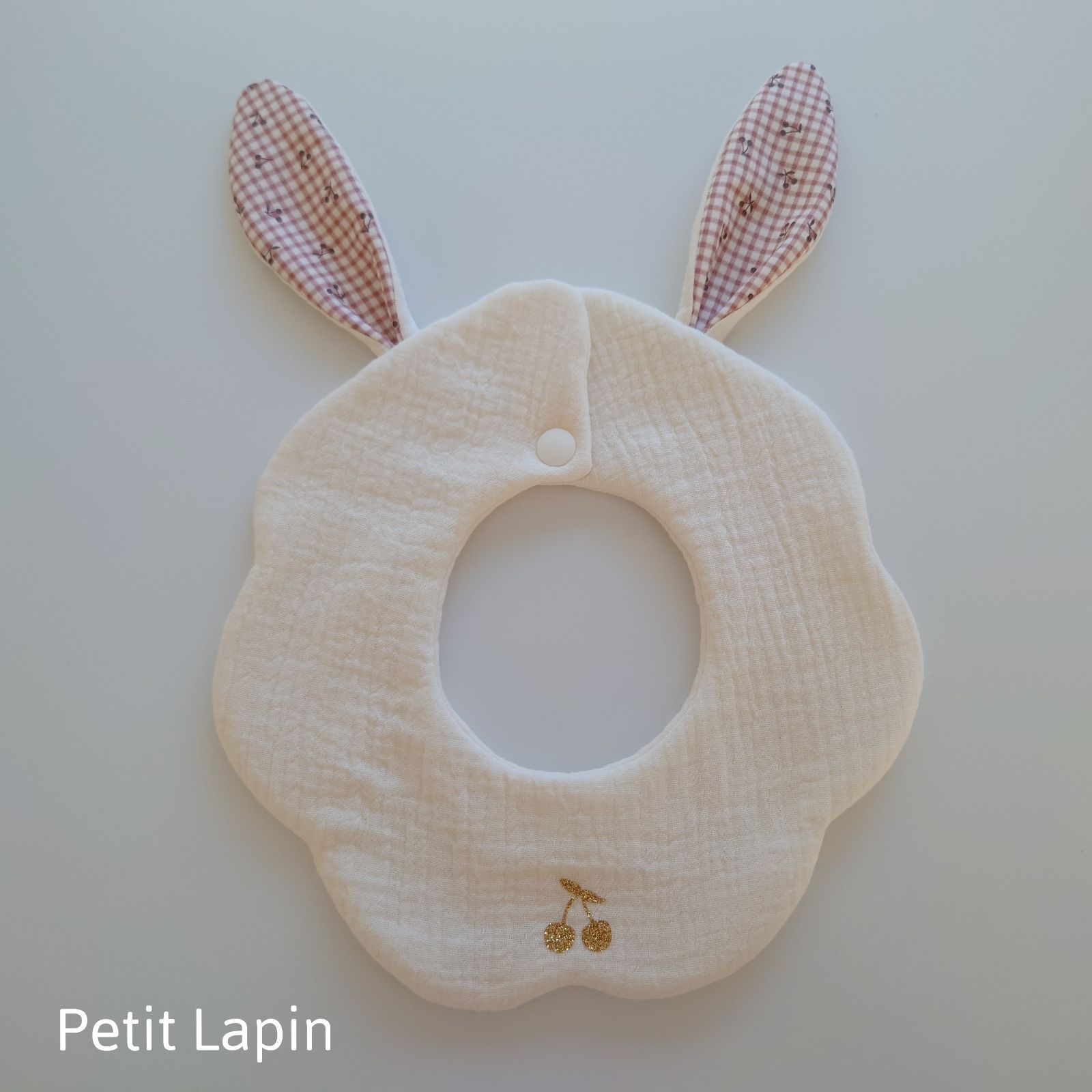 ハンドメイドスタイ 天使の羽 うさみみスタイ ふくふく様