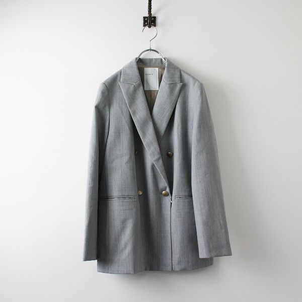 極美品 定価3.4万 2022AW NOBLE ノーブル プレーンピークド